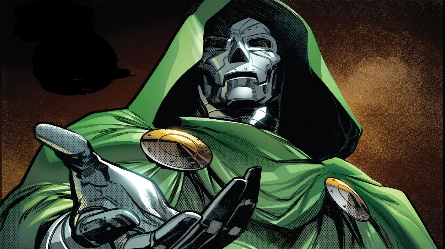Doctor Doom nei fumetti (fonte: Marvel)