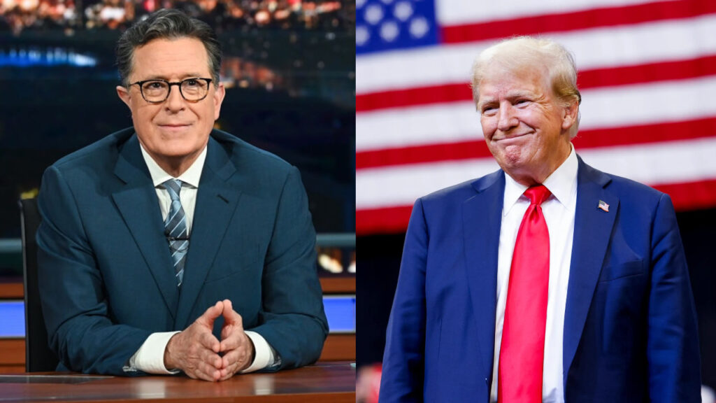 “Ora posso dire la verità!” Colbert replica a Trump che aveva esultato per la chiusura del suo show e svela una strana “coincidenza” Stephen Colbert e Donald Trump