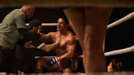 Una scena di The Smashing Machine (fonte: A24)