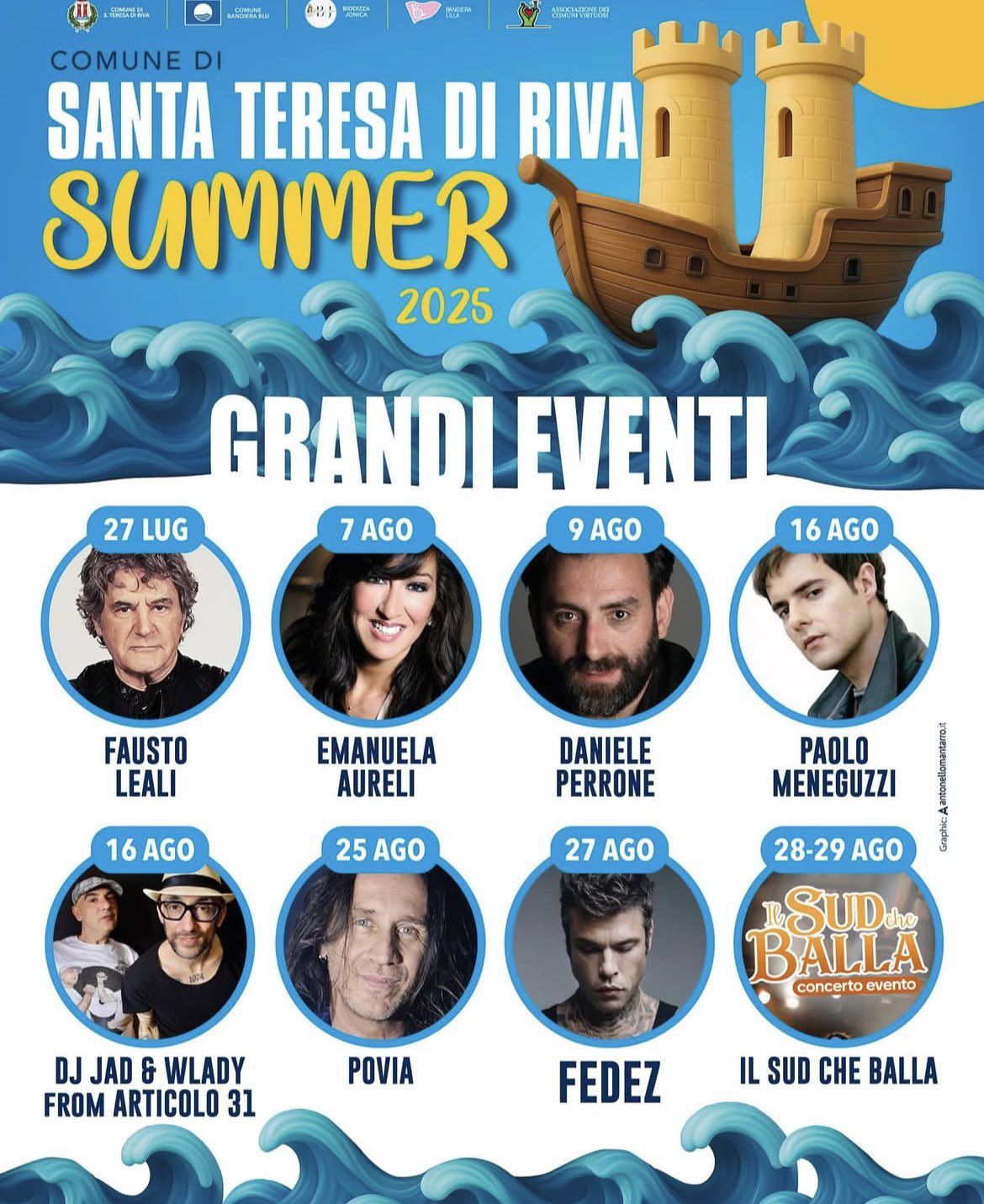 Fedez a Santa Teresa di Riva