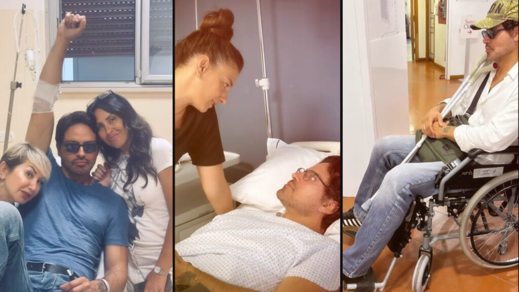 Gabriel Garko in ospedale