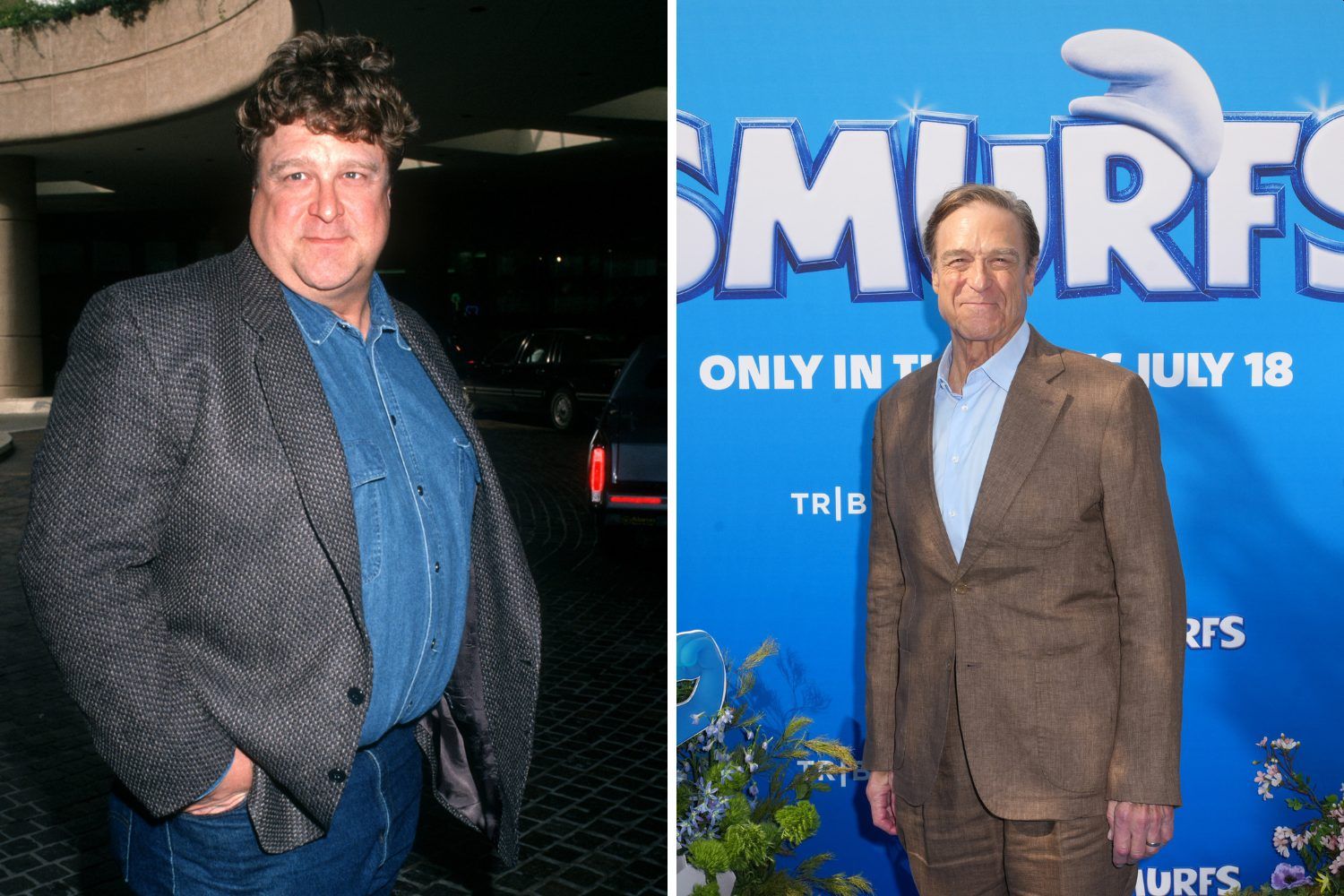 John Goodman prima e dopo la dieta