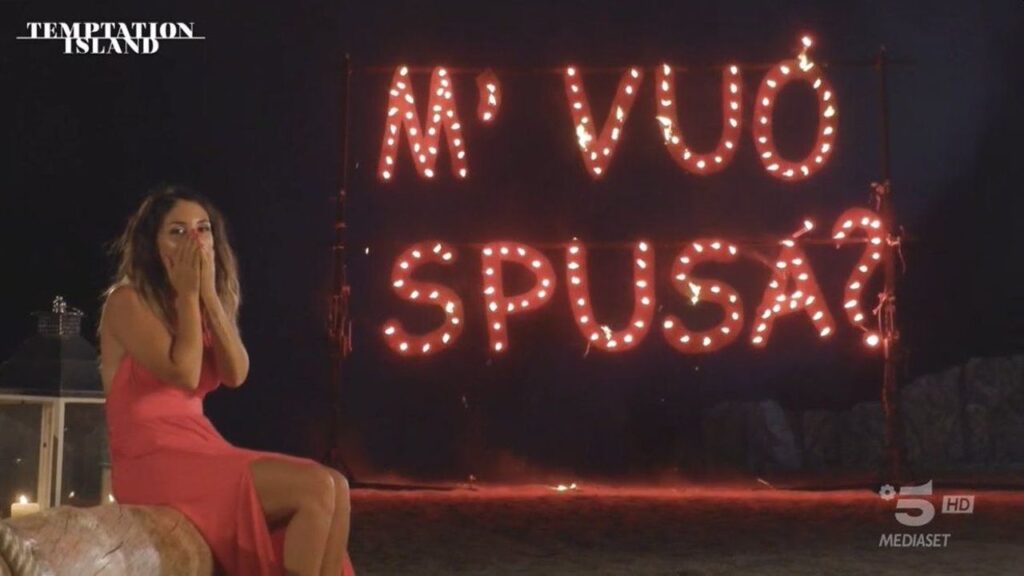 Proposta di matrimonio a Temptation Island 2025
