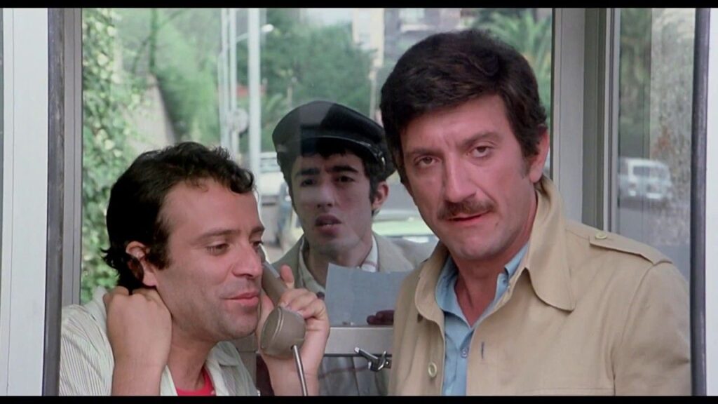 Enrico Montesano e Gigi Proietti in Febbre da cavallo