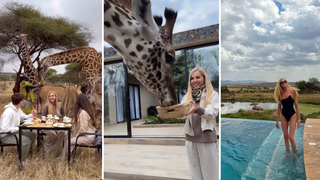 Federica Panicucci in Tanzania