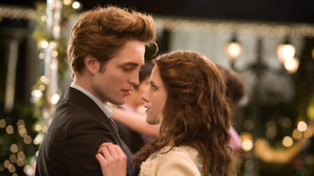 Robert Pattinson e Kristen Stewart in Twilight