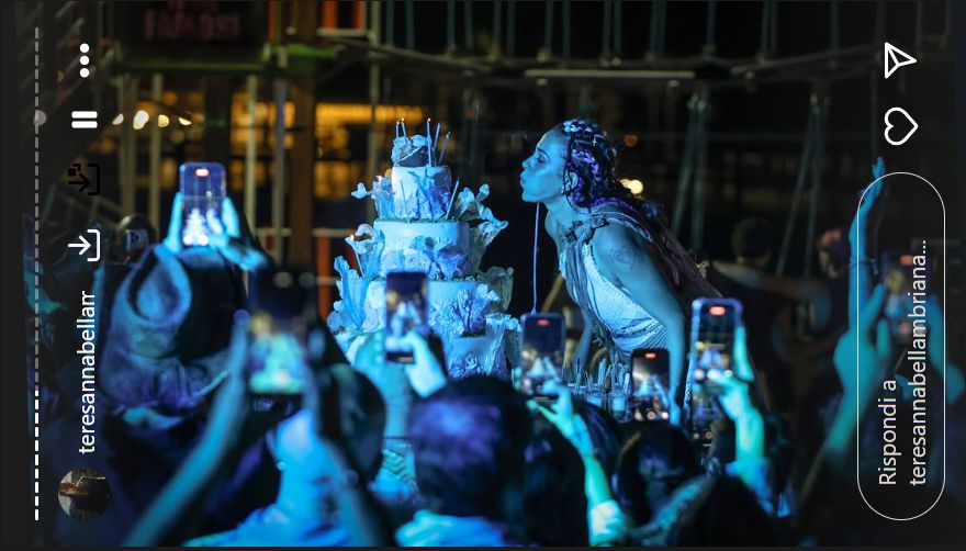 La torta di compleanno di Teresanna Pugliese a tema Isola dei Famosi