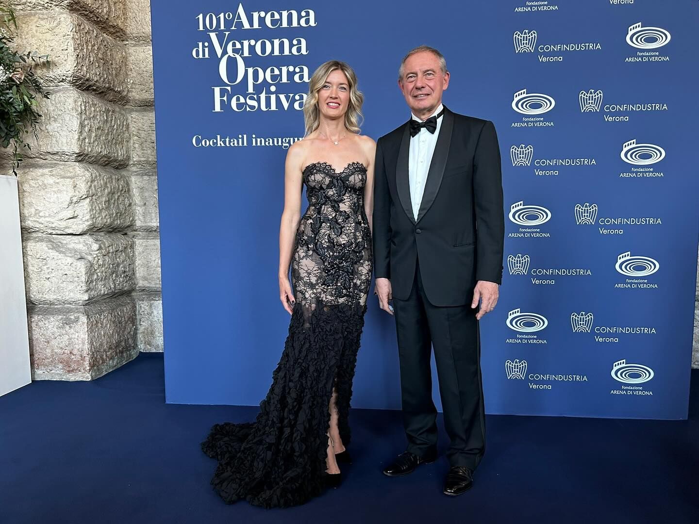 Adolfo Urso e sua moglie Olga Sokhnenko