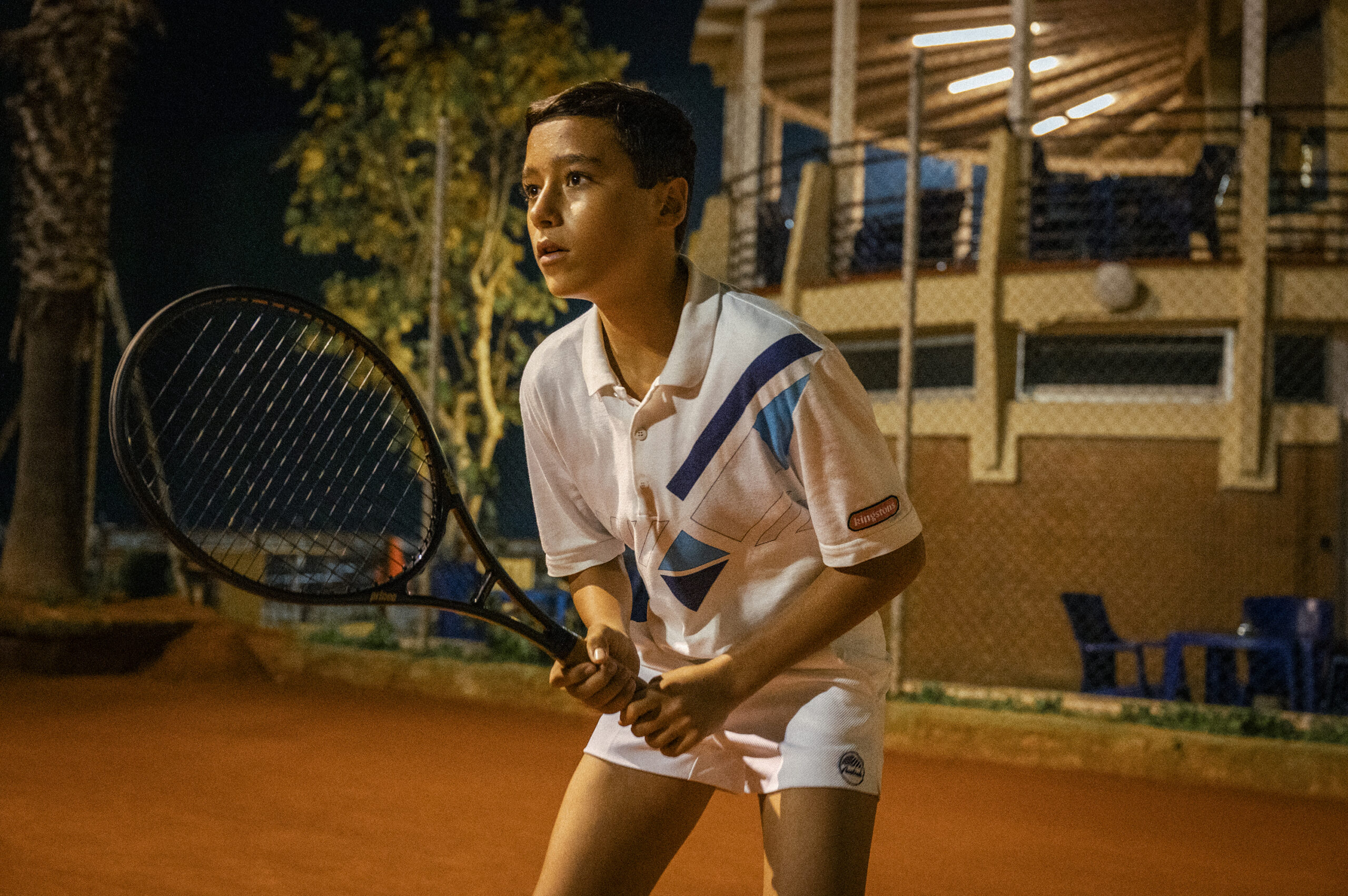 Tiziano Menichelli in una scena de Il Maestro. 