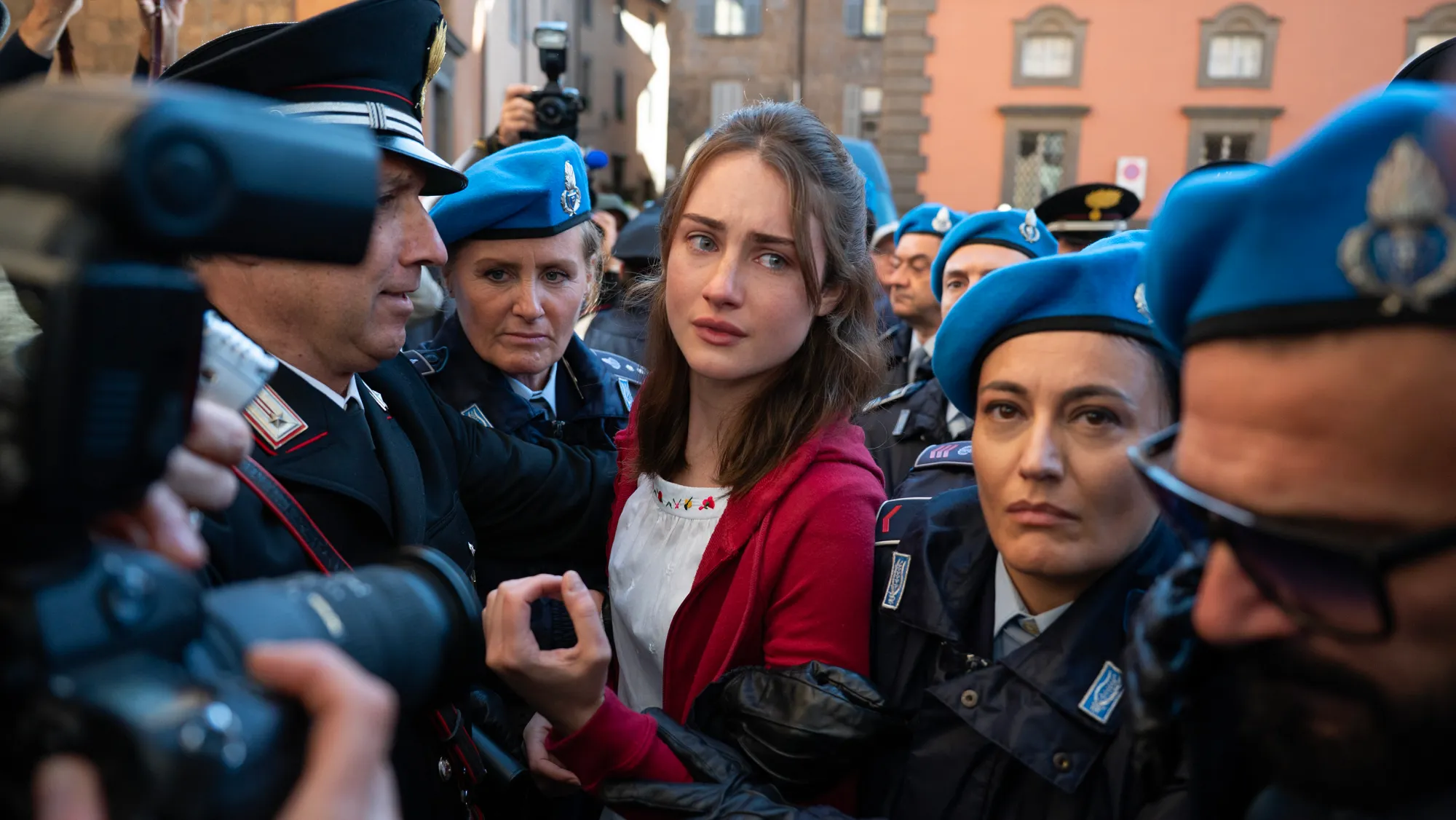 Una scena di The Twisted Tale of Amanda Knox. 