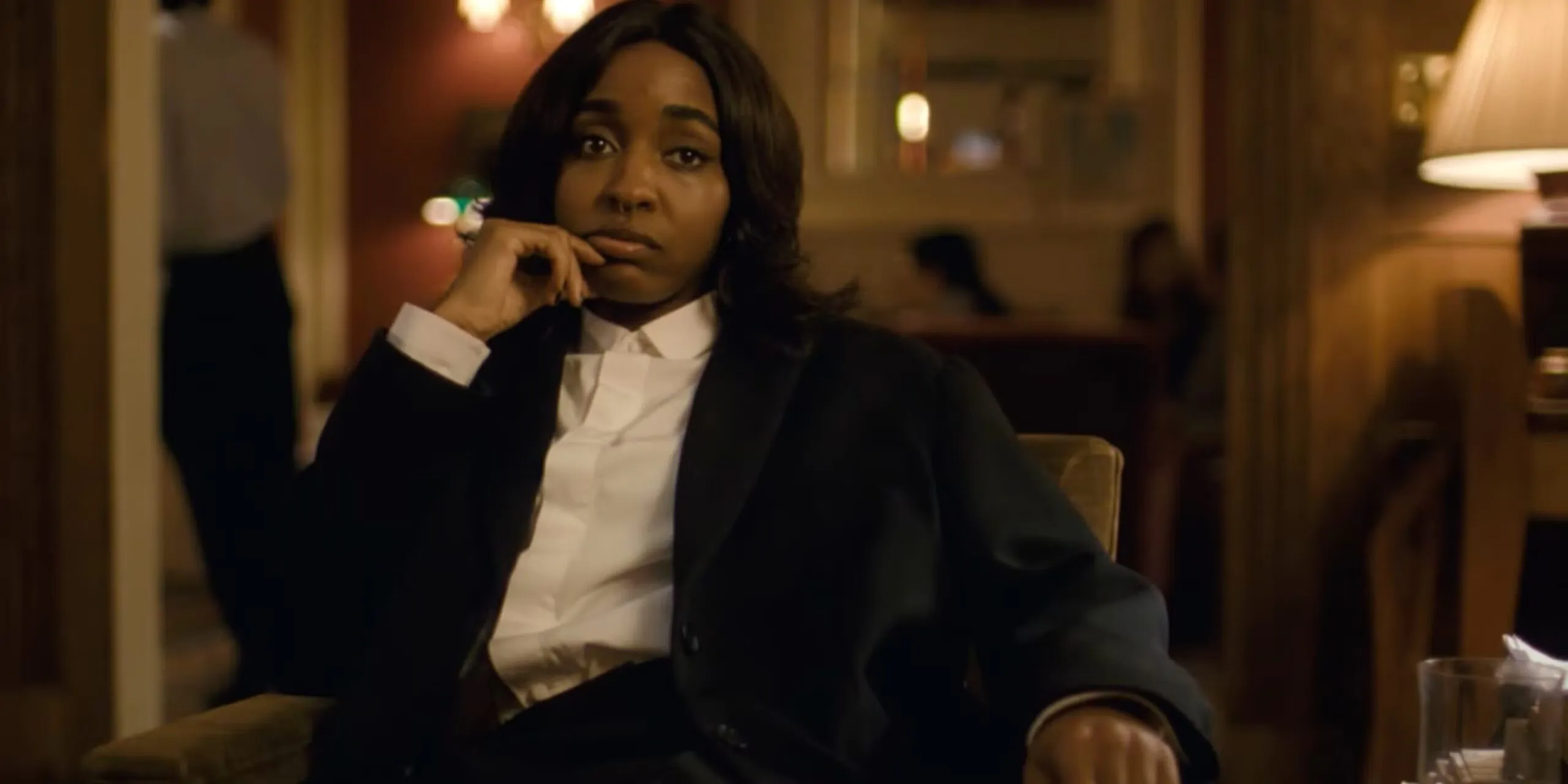 Ayo Edebiri in una scena di After the Hunt - Dopo la caccia. 