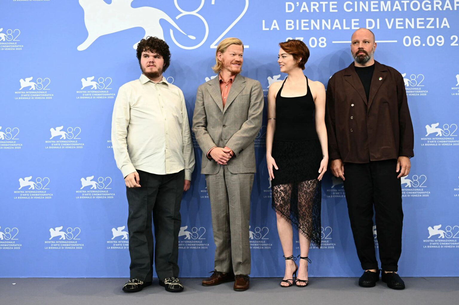 Il cast di Bugonia a Venezia 2025