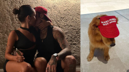 Il bacio di Fedez e Giulia Honeger / il cane di Fedez, Silvio