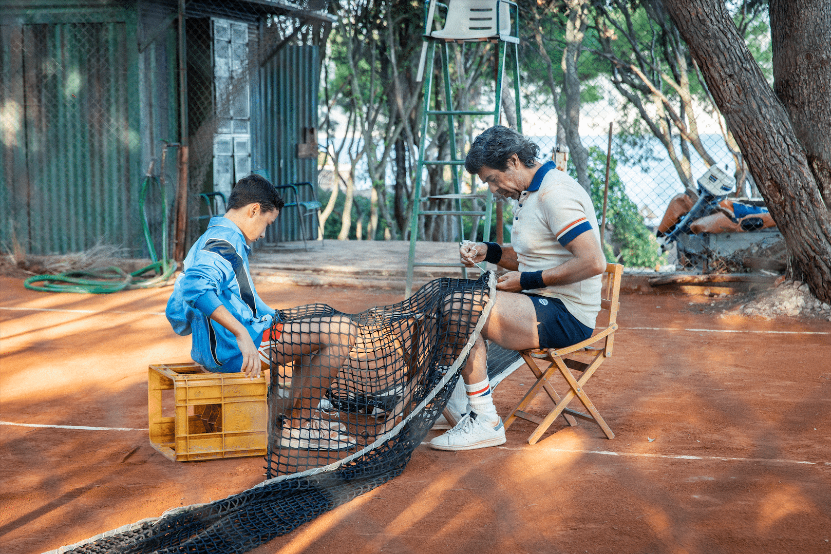 Una scena de Il Maestro. 