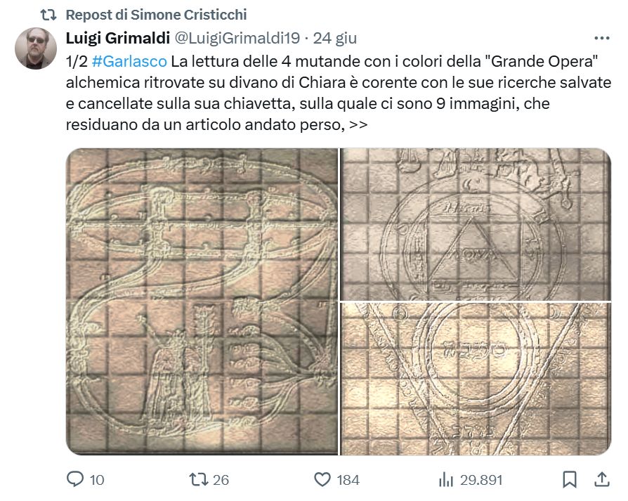 post slip garlasco simboli esoterici