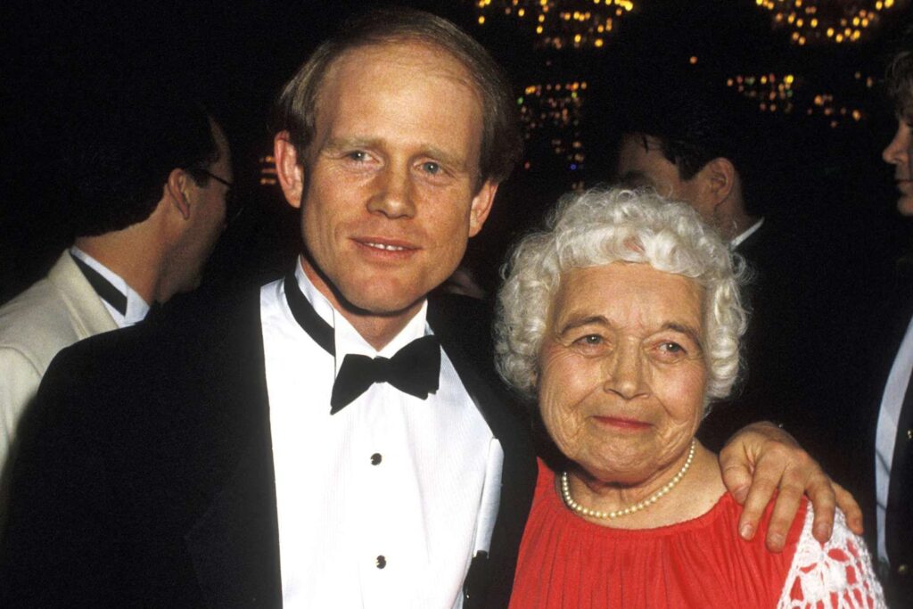 Ron Howard e sua madre