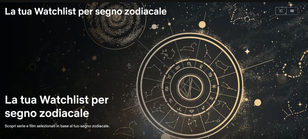 Netflix - segno zodiacale