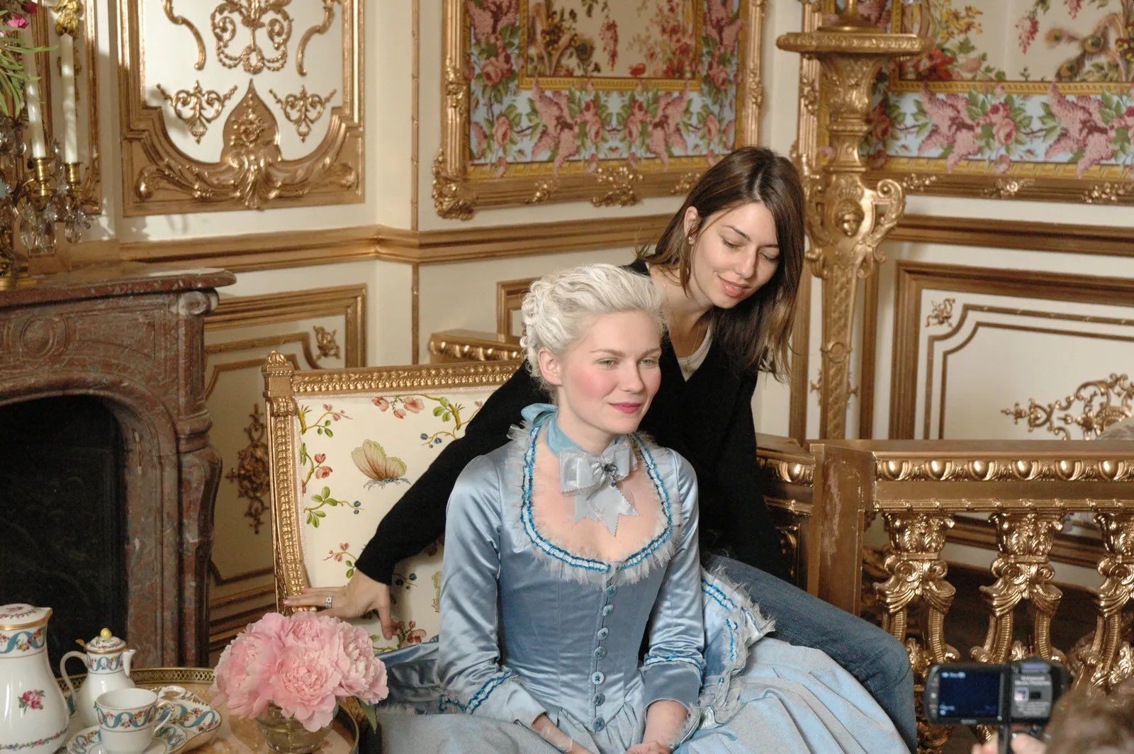 Sofia Coppola e Kirsten Dunst sul set di Marie Antoinette