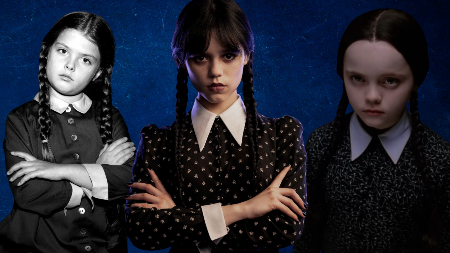 Mercoledì Addams nel corso degli anni (fonte: cinemaserietv.it)