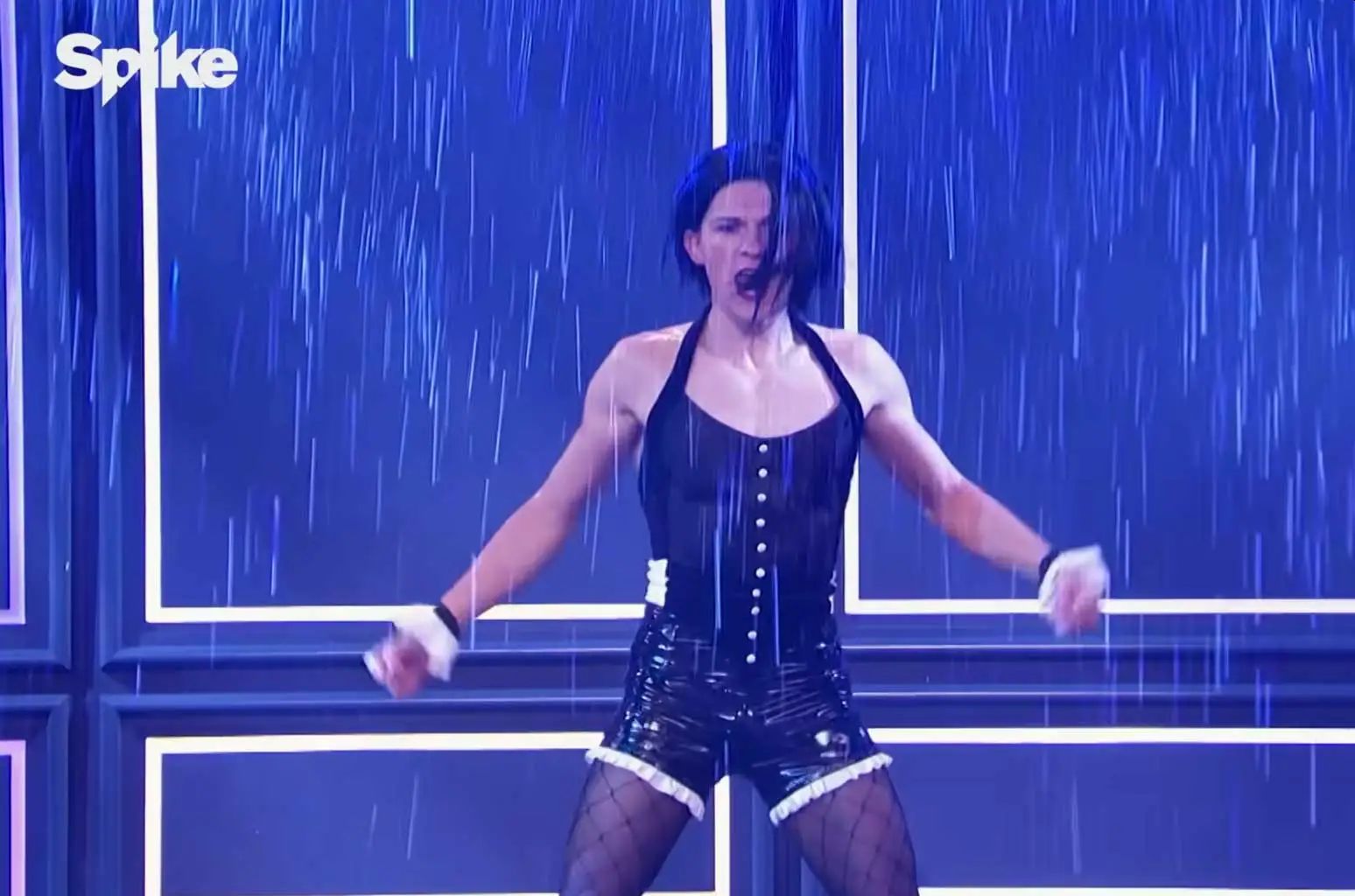 Tom Holland durante la Lip Sync Battle 