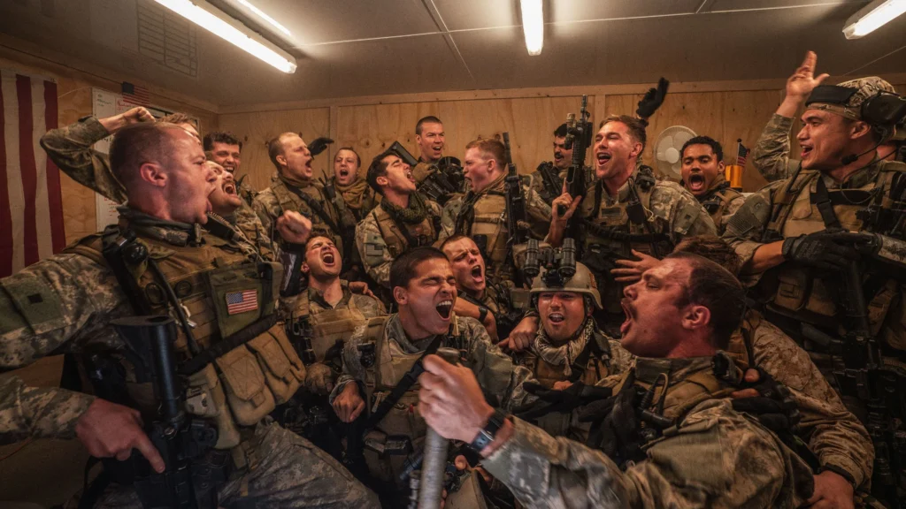 Una scena di Warfare