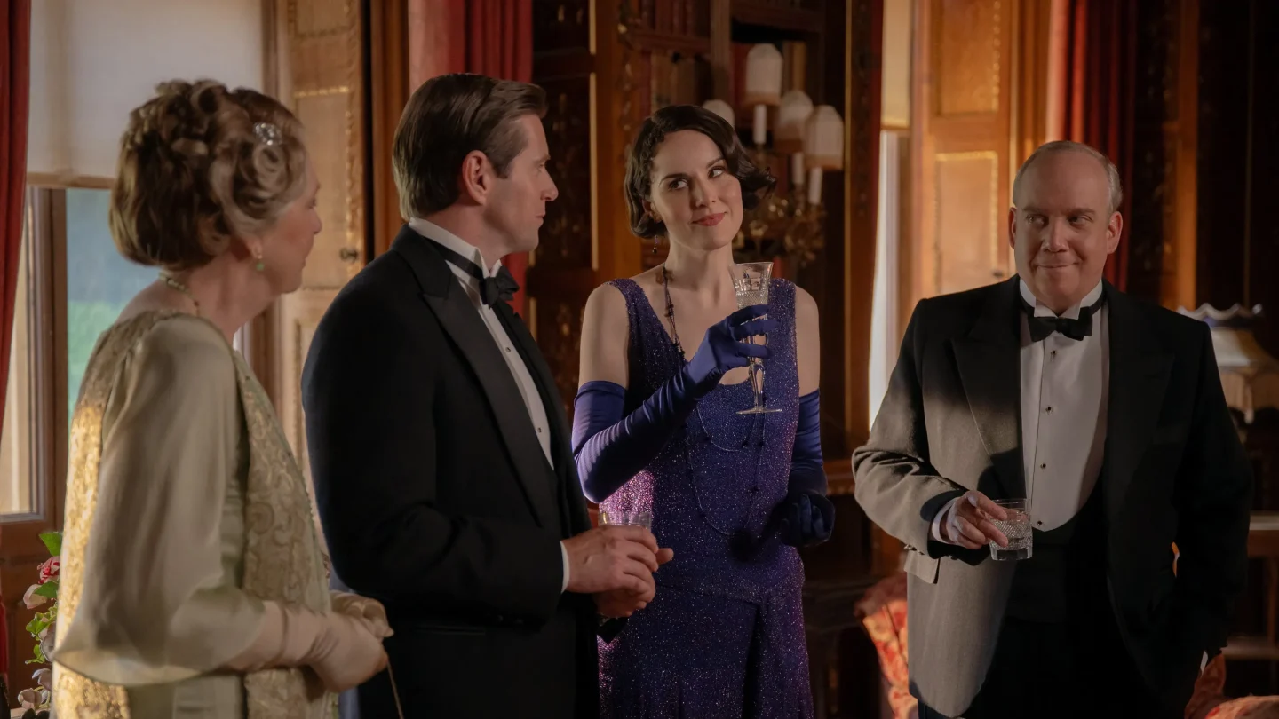 Una scena di Downton Abbey - Il gran finale. 