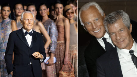 Giorgio Armani e Leo Dell'Orco