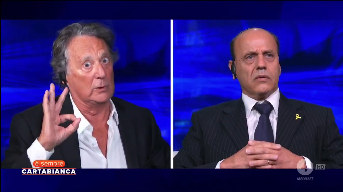 Enzo Iachetti e Eyal Mizrahi a E' sempre carta bianca