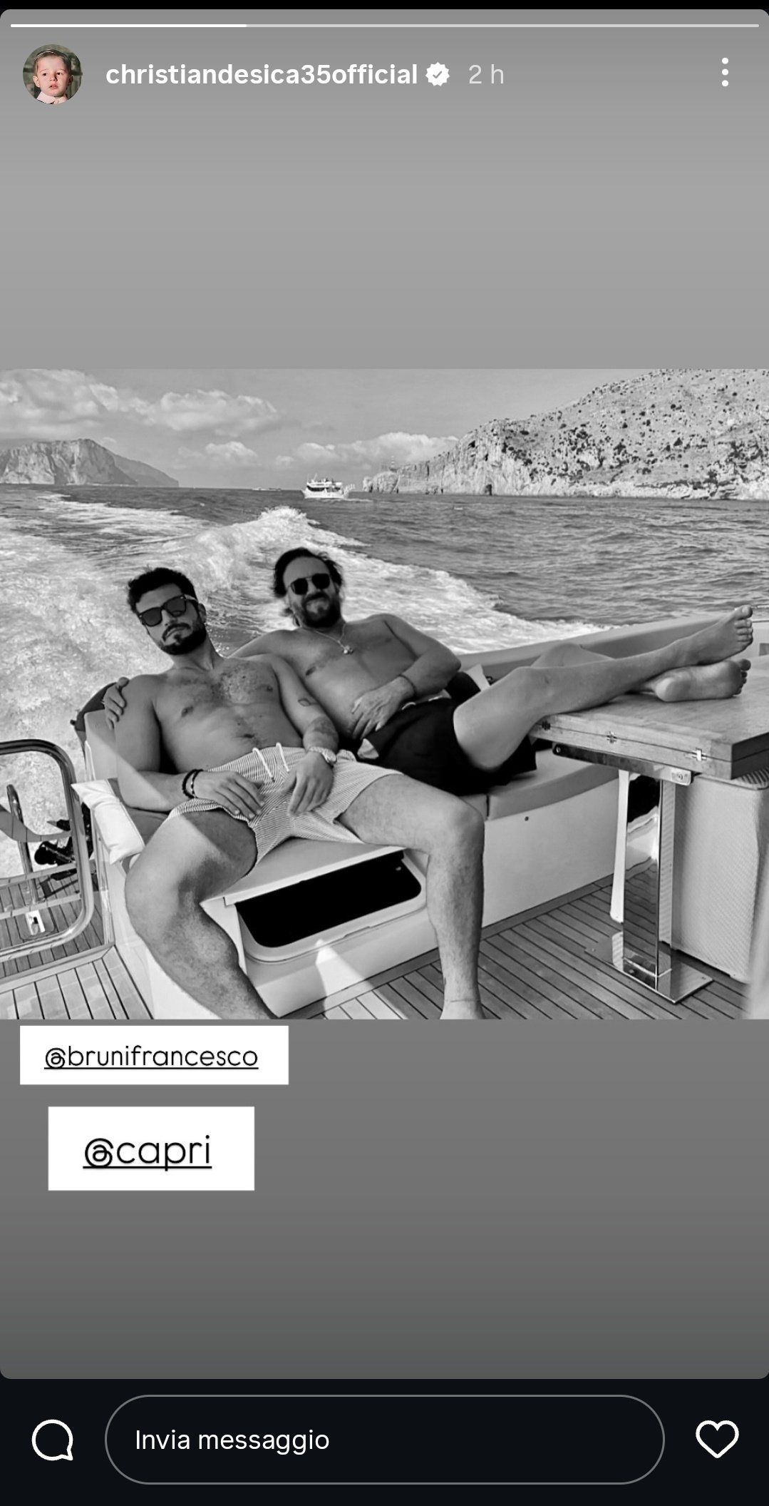 Christian De Sica e Francesco Bruni