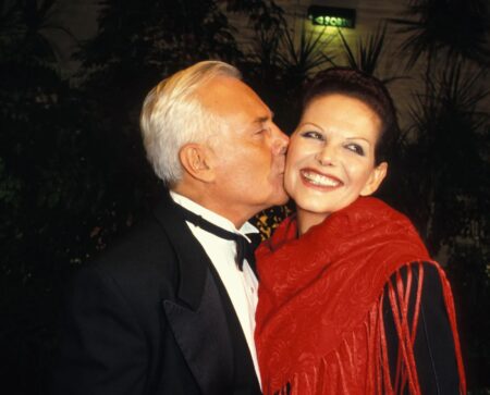 Giorgio Armani e Claudia Cardinale