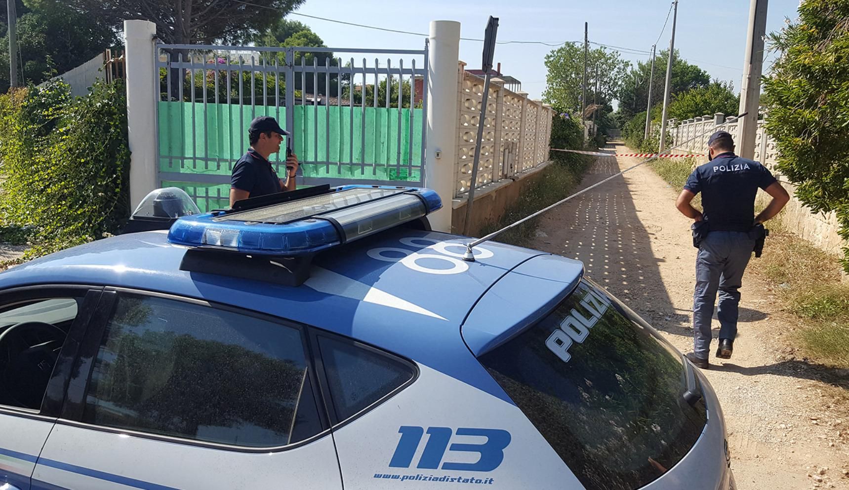 Il luogo dell'omicidio di Ambra Dentamaro