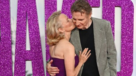 Pamela Anderson e Liam Neeson