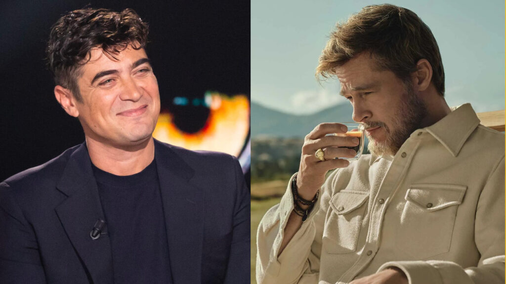 Riccardo Scamarcio e Brad Pitt