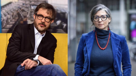 Rocco Tanica e Francesca Albanese