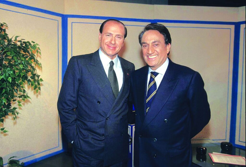 Emilio Fede e Silvio Berlusconi
