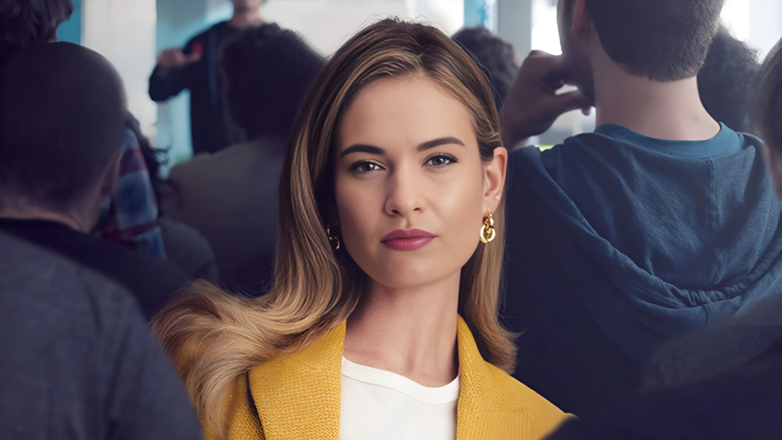 Swiped, la recensione: il prezzo del successo nel mondo delle app Una scena di Swiped (fonte: Disney plus)