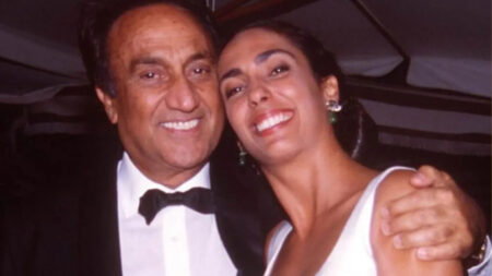 Emilio Fede e sua figlia Sveva