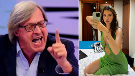 Vittorio Sgarbi e sua figlia Evelina