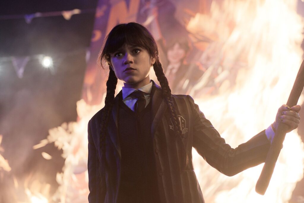 Una scena di Mercoledì 2 (fonte Netflix)