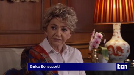 Enrica Bonaccorti al Tg1
