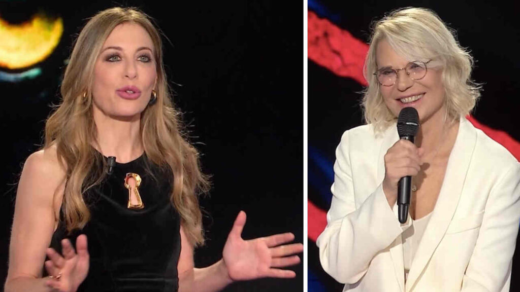 “Spiavo il telefono di Mentana” – Francesca Fagnani svela la sua “belvata” a Maria De Filippi Francesca Fagnani e Maria De Filippi a Belve 2025