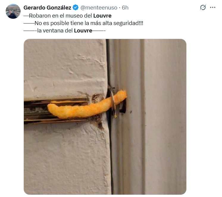 furto al Louvre meme