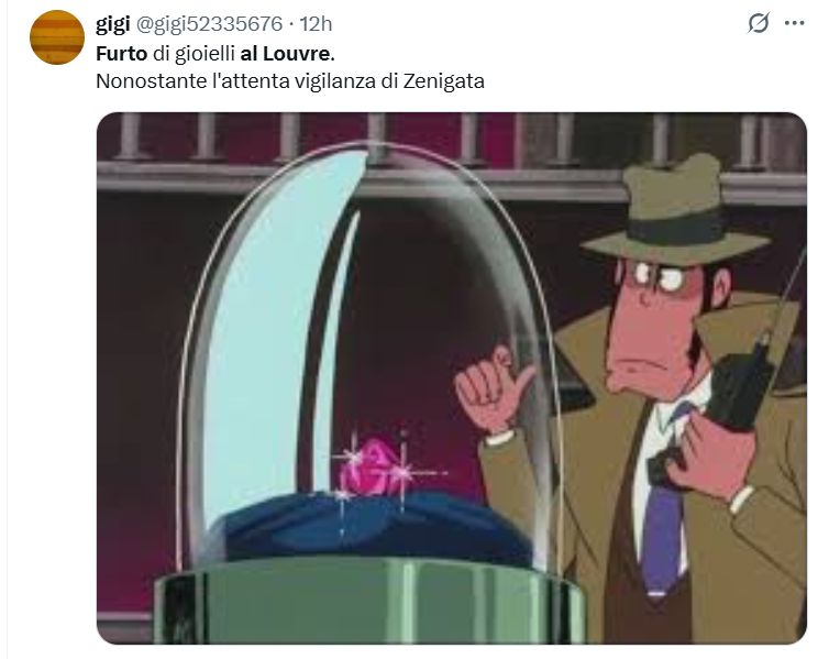 Furto al Louvre meme