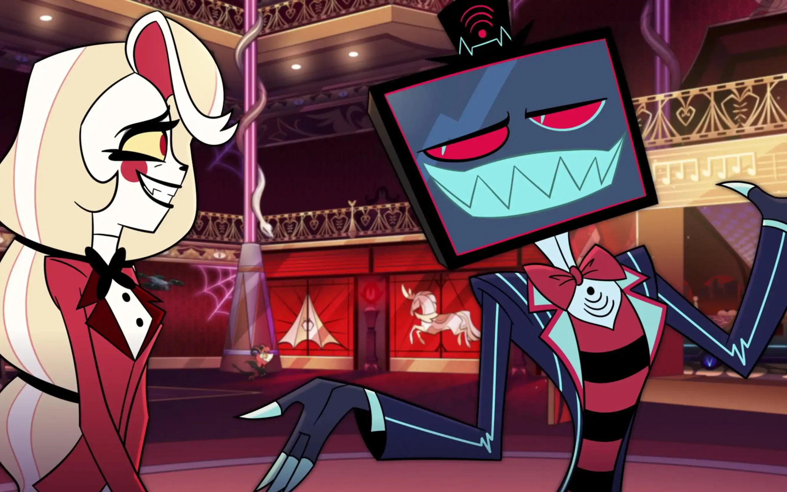 Una scena di Hazbin Hotel 2 (fonte: Netflix)