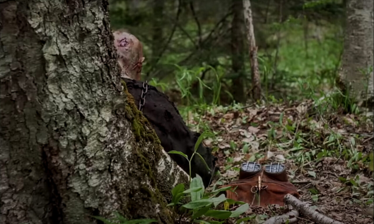 Una scena di In a violent Nature (fonte: Shudder)