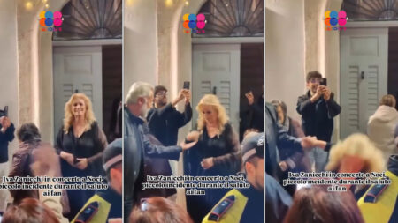 Iva Zanicchi cade a Noci (Bari) dopo un concerto