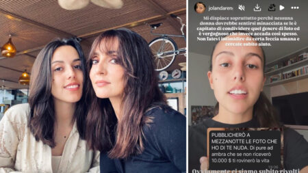 Ambra Angiolini e sua figlia Jolanda Renga