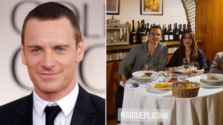 Michael Fassbender e Sabrina Impacciatore a Parma