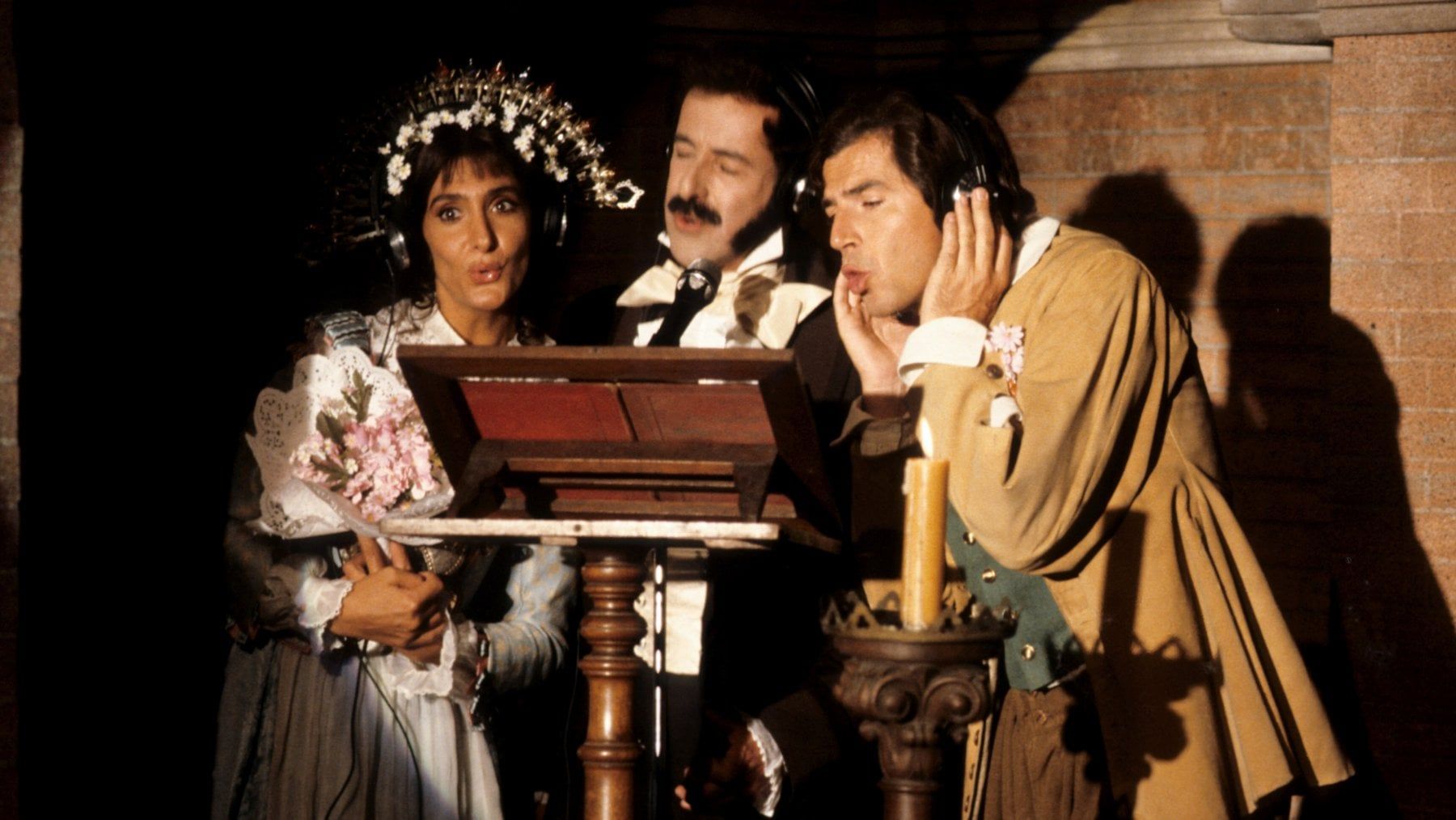 Anna Marchesini, Massimo Lopez e Tullio Solenghi ne I promessi sposi