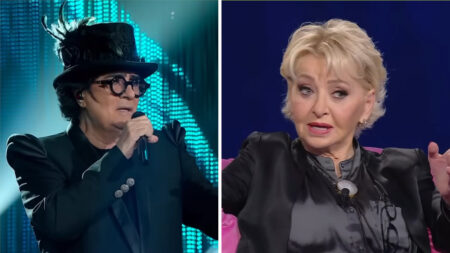 Renato Zero ed Enrica Bonaccorti